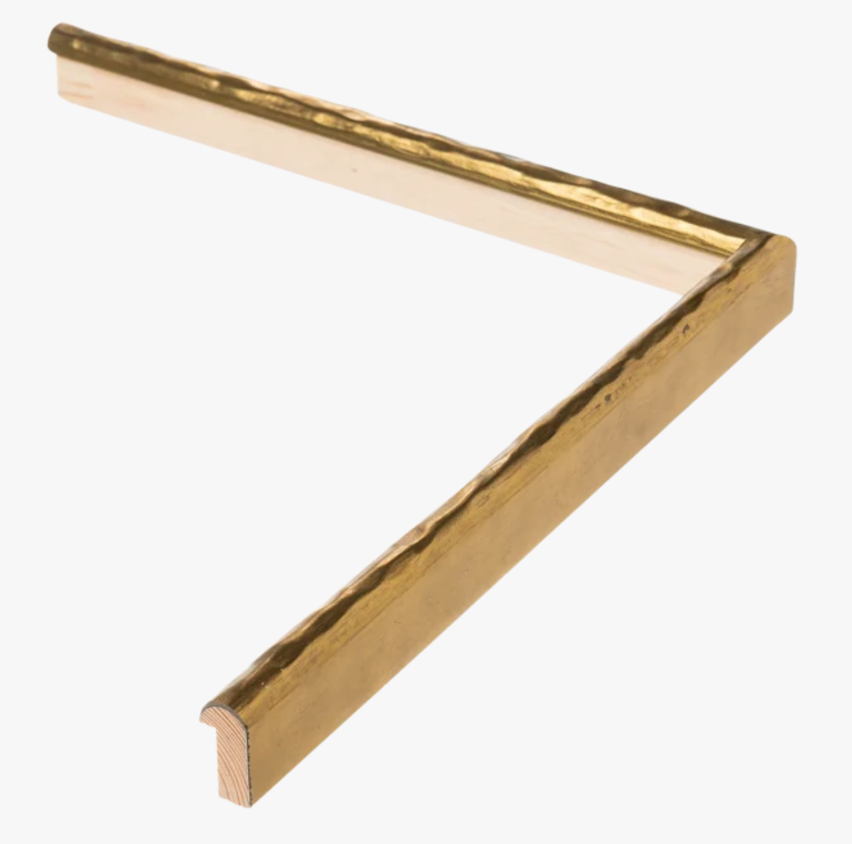Urban Gold Wood Tabletop Frame