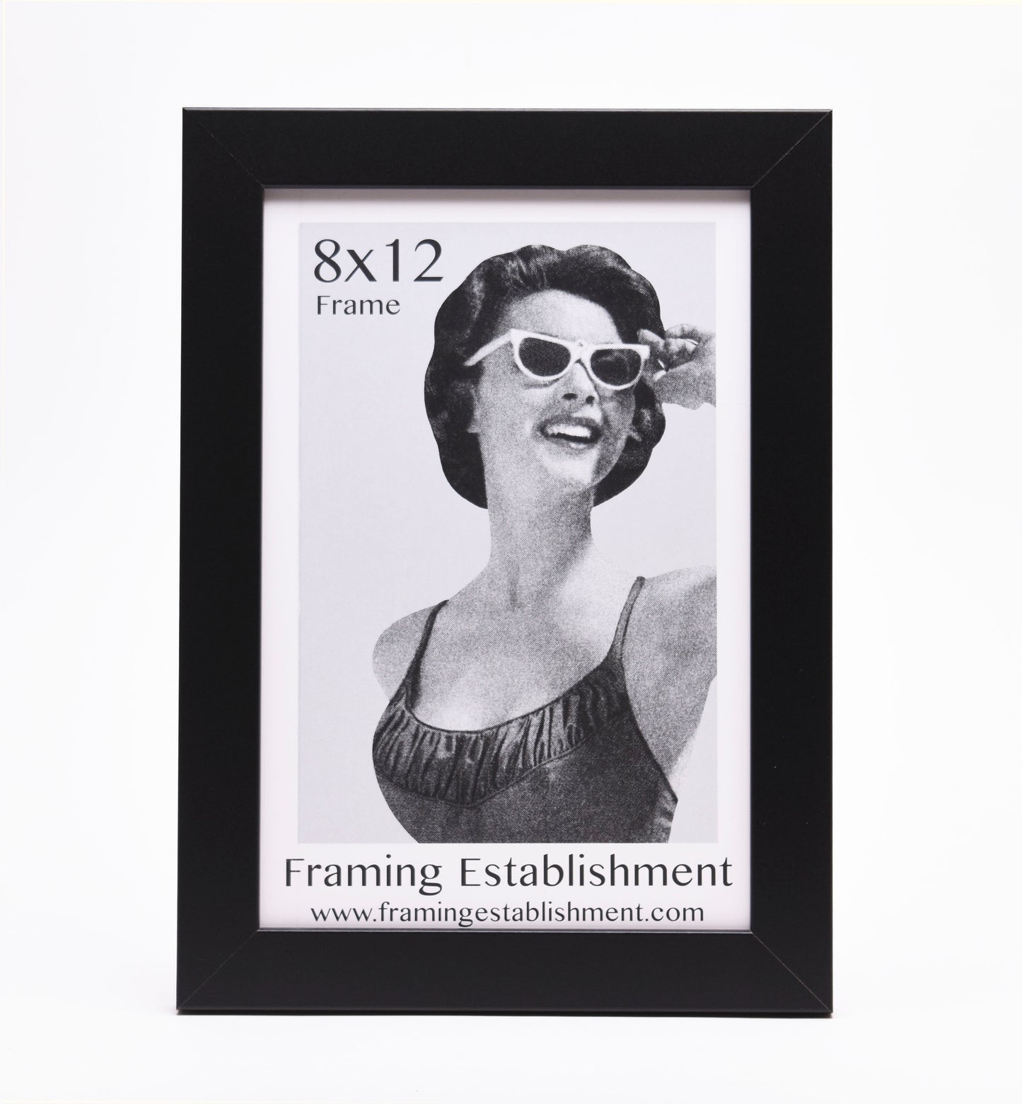 1 1/4" Wide Black Wall Frame