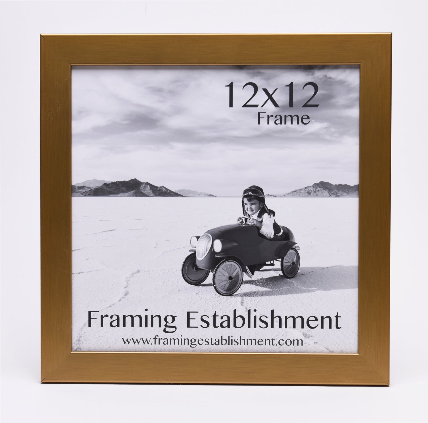 1 1/4" Warm Gold Wall Frame