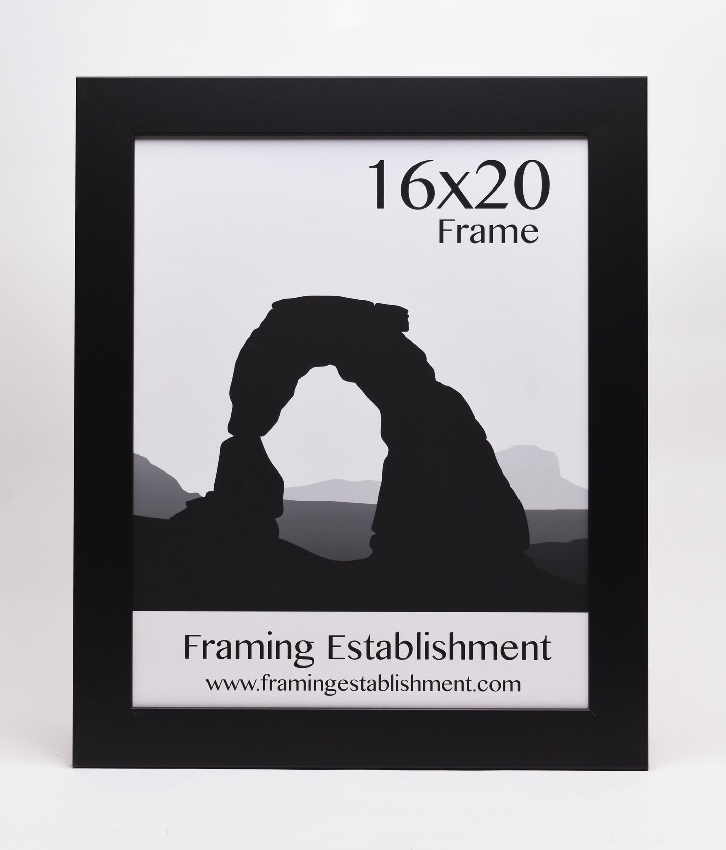 2" Wide Black Wall Frame