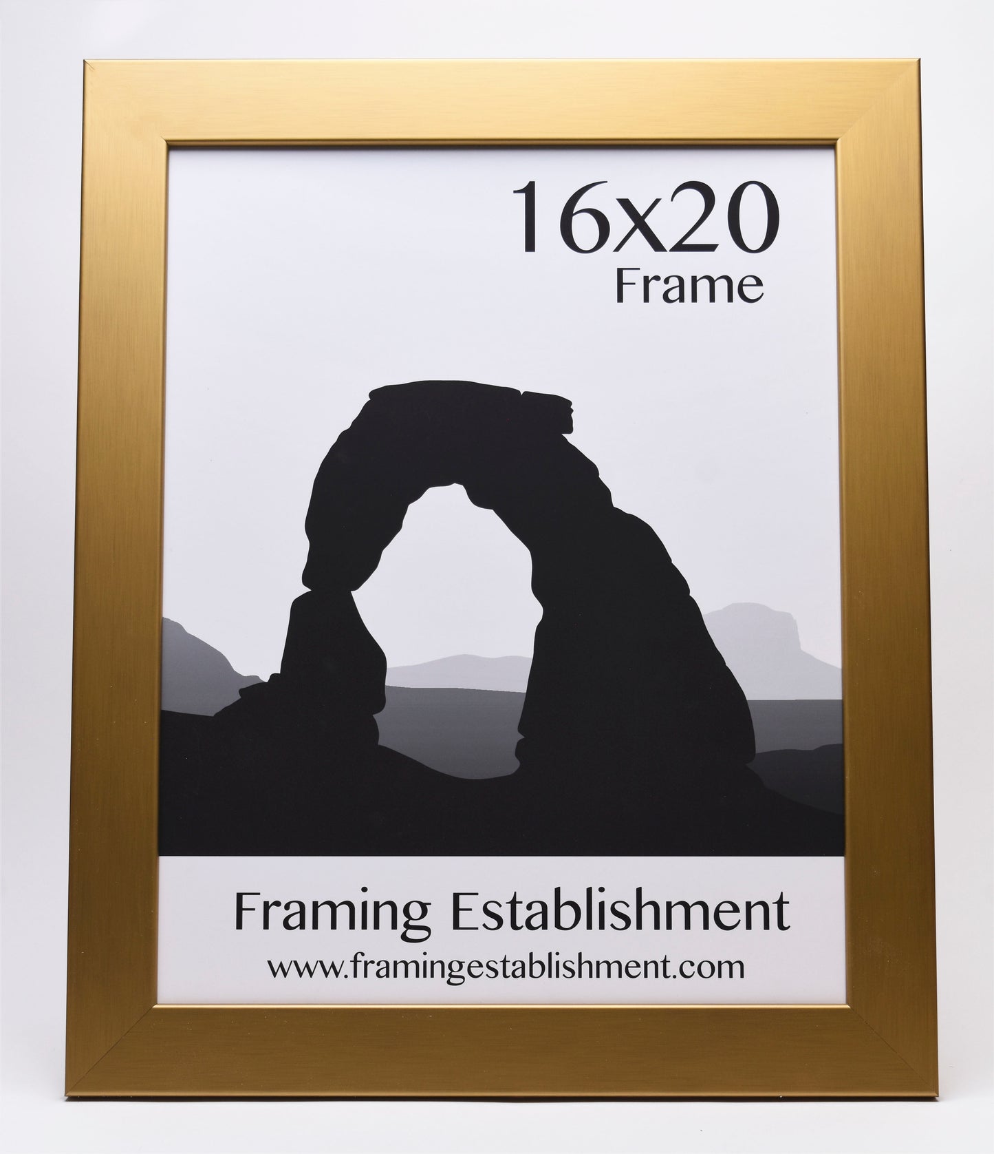 2" Warm Gold Wall Frame