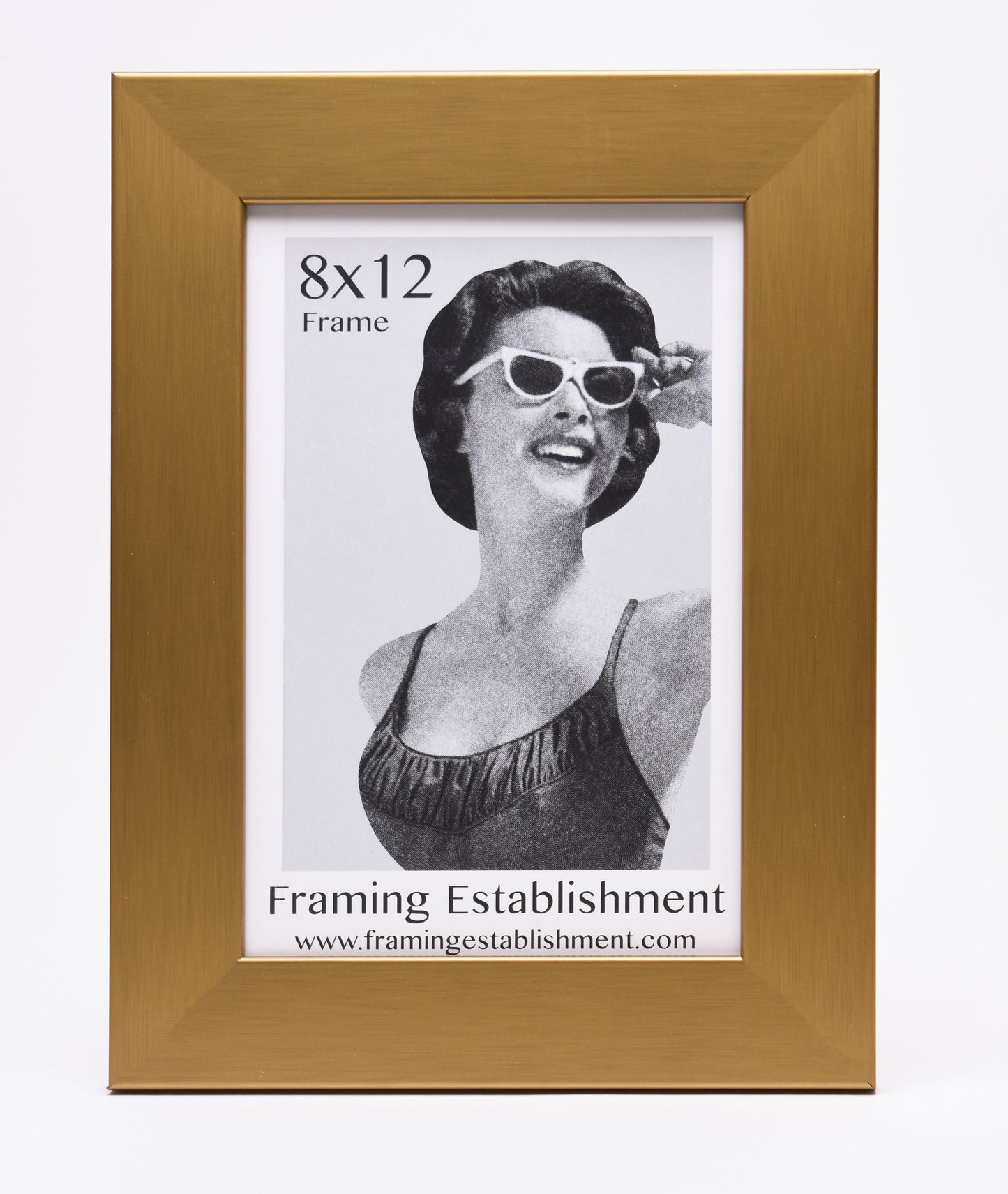 2" Warm Gold Wall Frame