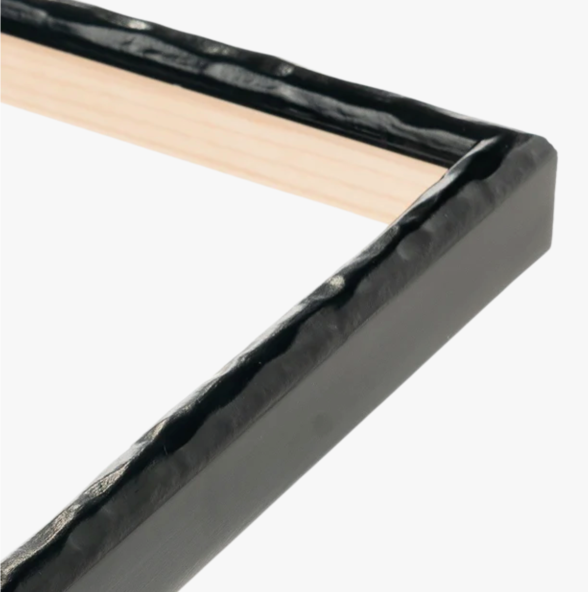 Carbon Black Wood Tabletop Frame