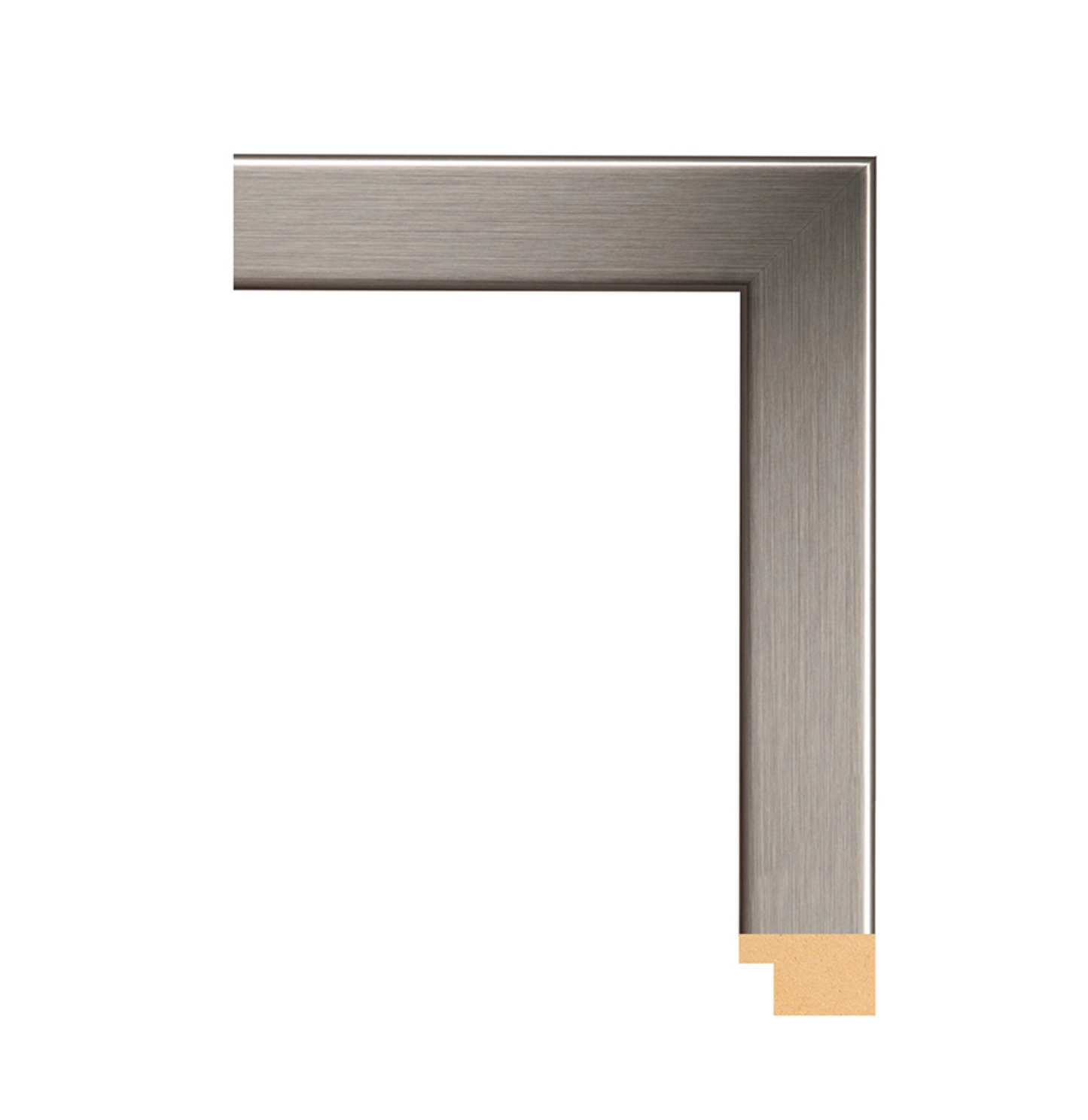 1 1/4" Wide Stainless Steel-look Wall Frames